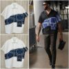 Chemise Streetwear Premium Blanche & Motifs – Style Urbain Moderne
