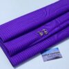 Tissu costume premium violet rayé – Coupon 3 mètres pour confection élégante