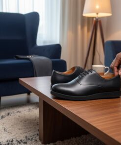 Chaussure Homme Classique Noir Premium – Élégance Intemporelle