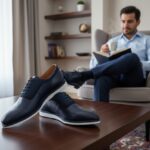 Chaussure Homme Classique Noir – Élégance Premium à Lacets