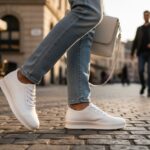 Chaussure Homme Blanche Premium – Style Moderne Minimaliste