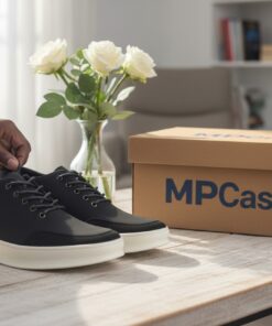 Chaussures Homme Noir Premium – Style Classique & Confort Quotidien