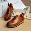 Chaussures Homme Luxe Cuir Marron – Style Moderne Premium