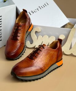 Chaussures Homme Luxe Cuir Marron – Style Moderne Premium