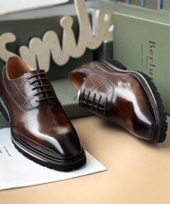 Chaussures Homme Luxe Cuir Brillant – Style Classique Premium