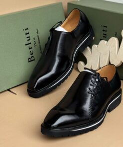 Chaussures Homme Luxe Noir – Élégance Classique Premium