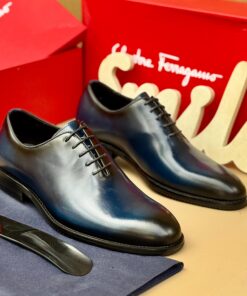 Chaussures Homme Luxe Bleu Nuit – Élégance Classique Premium
