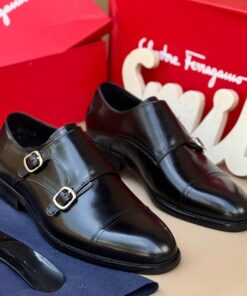 Chaussures Homme Luxe Double Boucle – Style Élégance Premium