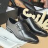Chaussures Homme Luxe Noir Premium – Cuir Élégant Couture
