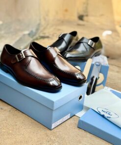 Chaussures Homme Luxe Marron Boucle – Élégance Business Premium