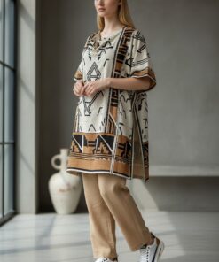 Sneakers Premium Respirantes Blanc & Camel – Style Urbain Moderne