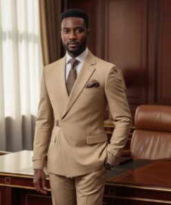 Costume Homme Beige Élégance Premium – Style Moderne