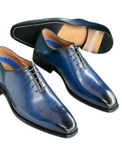 Chaussure Homme Bleu Premium – Élégance Moderne & Style Distinctif