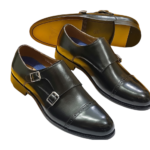 Chaussure Homme Double Boucle Luxe – Élégance Classique & Finition Premium