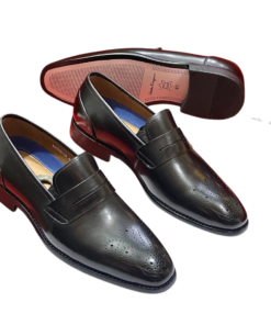 Mocassin Homme Noir Élégant – Style Classique & Finition Premium