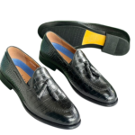 Chaussures Homme Luxe à Pampilles – Finition Croco Élégante