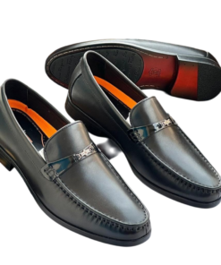 Chaussures Homme Mocassin Luxe – Détail Métallique Élégant