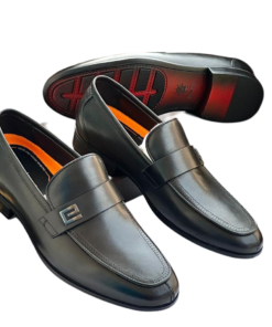 Chaussures Homme Mocassin Luxe – Boucle Métallique Moderne