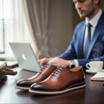 Chaussures Homme Oxford Marron Patiné – Élégance Classique Moderne