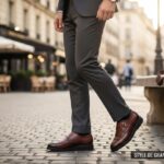 Chaussures Homme Double Boucle Marron Patiné – Élégance Classique Luxe