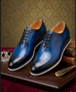 Chaussures Homme Oxford Bleu Élégant – Style Classique Moderne