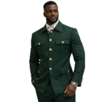 Ensemble Homme Premium Vert Élégant – Style Luxe Moderne