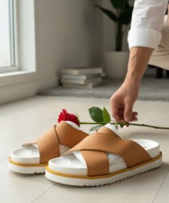 Sandales homme premium croisées – Style moderne & confort léger