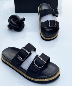 Sandales homme premium double boucle – Confort & style moderne