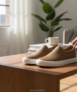 Chaussures Slip-On Premium – Élégance Minimaliste