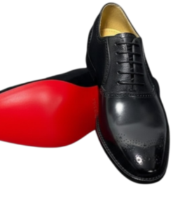 Chaussures homme premium – Élégance noire & signature luxe