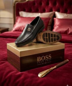 Chaussures Homme Noires Élégantes – Mocassins Luxe Premium