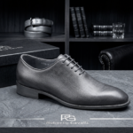 Chaussure Homme Luxe Roberto Cavalli – Élégance Moderne Gris