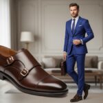 Chaussure Homme Luxe Berluti Paris Double Monk Strap Marron – Élégance Premium