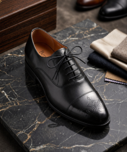 Chaussure Homme Luxe Noir – Oxford Élégance Premium