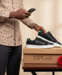 Basket Homme Noire Élégante – Style Sport & Confort Premium