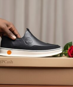 Chaussure Homme Casual Noire – Confort Léger & Style Moderne