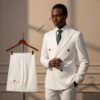 🏷️ Costume Homme Premium Blanc – Élégance Absolue & Style Distingué
