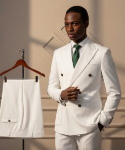 🏷️ Costume Homme Premium Blanc – Élégance Absolue & Style Distingué