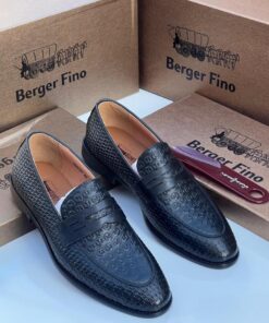 🖤 Chaussures Homme Premium – Élégance Texturée Noir