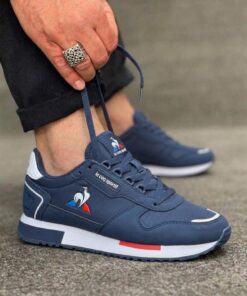 🏷️ Chaussure Homme Sport Chic Premium – Bleu Élégant & Style Urbain Moderne