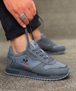 🏷️ Chaussure Homme Sport Chic Premium – Gris Élégant & Style Moderne
