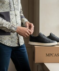 🖤 Sneakers Homme Lifestyle – Noir Élégance Urbaine