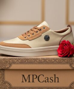 🏷 Chaussure Homme Timberland à Lacets Beige & Marron – Style Élégant & Confort Quotidien