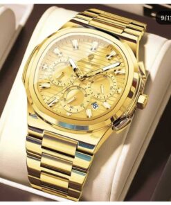 Montre Homme Luxe Gold – Élégance & Prestige