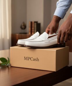 Mocassin Homme Blanc – Élégance Moderne & Style Estival