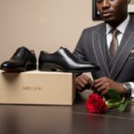 Chaussure Homme Luxe Noir Classique – Semelle Rouge Signature