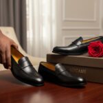 Chaussures Homme Luxe Noir – Mocassin Classique Premium