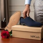 Chaussures Homme Luxe Bleu Nuit – Derby Élégant Minimaliste