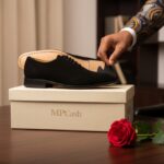 Chaussures Homme Luxe Noir – Derby Élégant Minimaliste