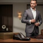 Chaussure Homme Luxe Style Roberto Cavalli – Élégance Marron Moderne